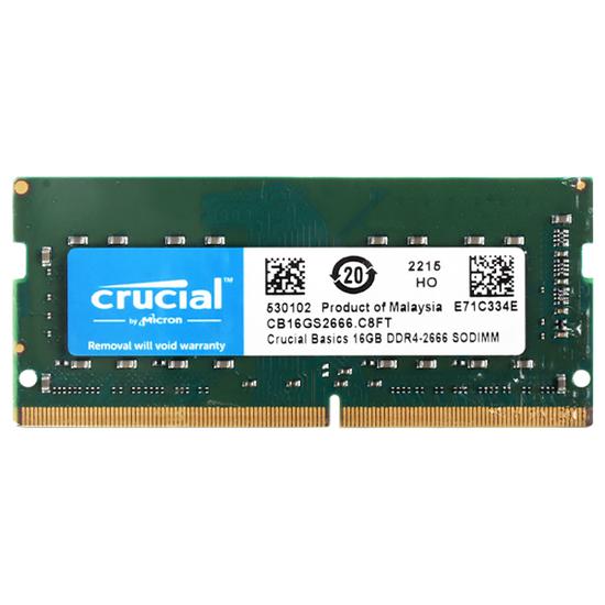 Memoria Ram para Notebook 16GB Crucial Basics CB16GS2666 DDR4 de 2666MHZ