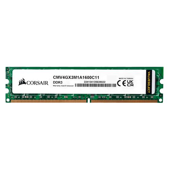 Memoria Ram Corsair Valueselect 4GB / DDR3 / 1600MHZ - (CMV4GX3M1A1600C11)
