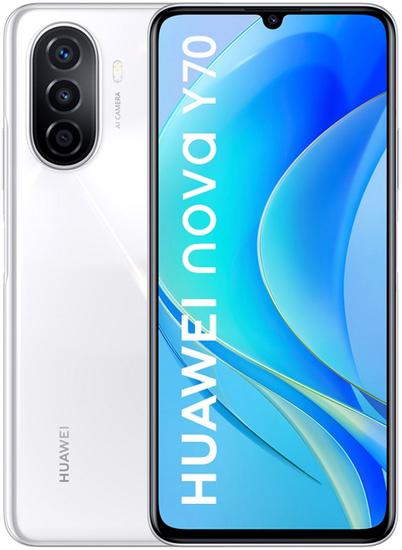 Smartphone Huawei Nova Y70 MGA-LX3 Dual Sim 6.75" 4GB/128GB White