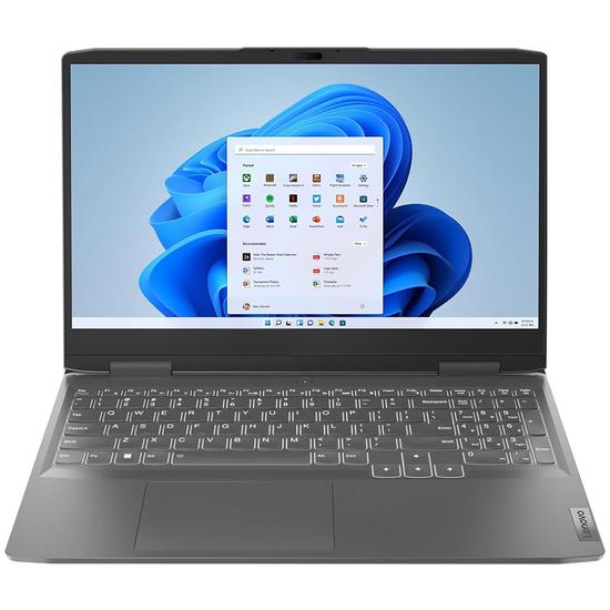 Notebook Lenovo Loq 15APH8 (82XT001NUS) 15.6" FHD 144HZ com AMD Ryzen 7 7840HS 3.8G/ 8GB Ram/ 512GB SSD/ RTX 4050 6GB GDDR6/ W11 - Storm Grey (Caixa Feia)