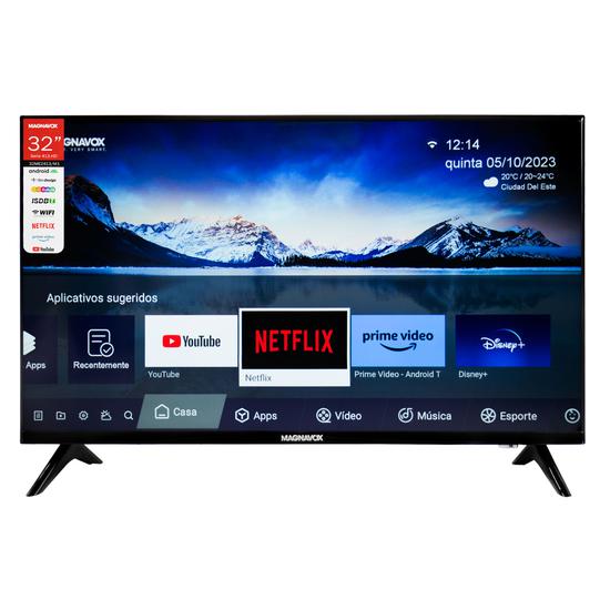TV LED Magnavox 32MEZ413/M1 - HD - Smart TV - HDMI/USB - Wifi - 32"
