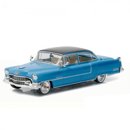 Carro Greenlight Cadillac Elvis Presley Fleetwood - 1955 - Escala 1/43 - Azul