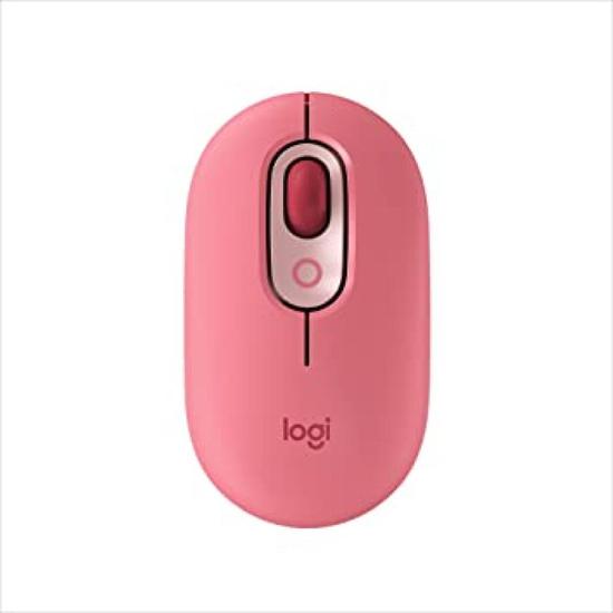 Mouse Logitech Pop Emoji Rosa Sem Fio 910-006551