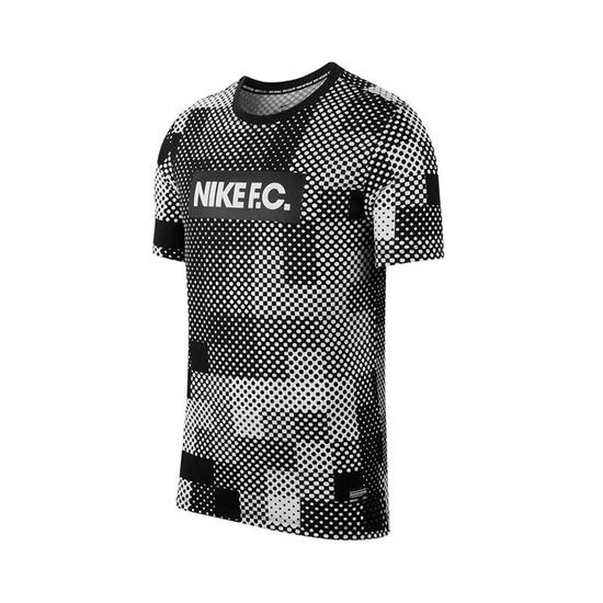 Camiseta Nike Masculina Tee FC Seasonal Block Preta/Branca