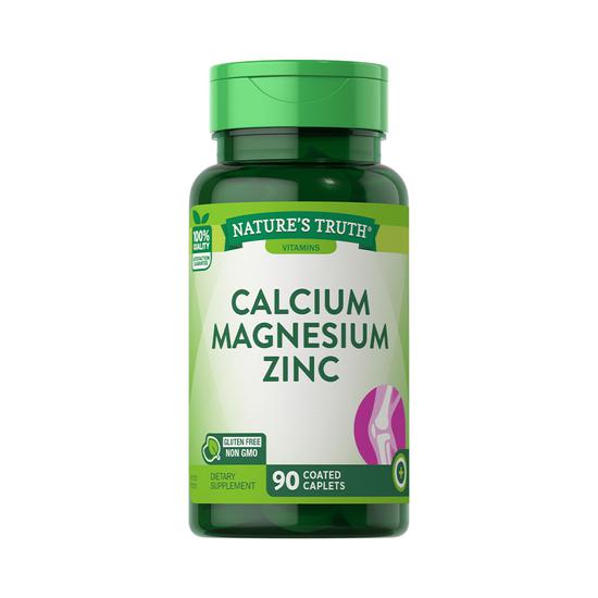 Ant_Vitaminas Nature's Truth Calcium Magnesium Zinc 90 Capsulas