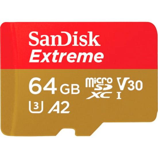 Cartao de Memoria Sandisk Micro SDXC Extreme 64GB 170MB/s- SDSQXAH-064G-GN6AA