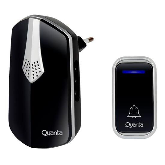 Campainha Eletronica Quanta QTCWE05 Wireless - Preto
