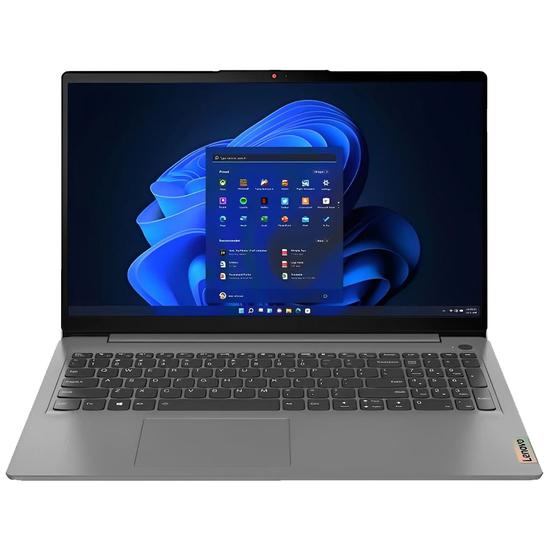 Notebook Lenovo Ideapad 3 15IAU7 (82RK011DIN) 15.6" FHD com Intel Core i3-1215U/8GB Ram/256GB SSD/W11 - Arctic Grey