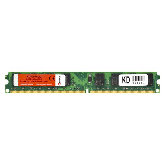Memoria Ram Keepdata 2GB / DDR2 / 1X2GB / 800MHZ - (KD800N6/ 2G)