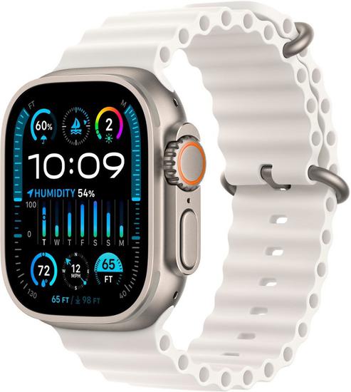 Apple Watch Ultra 2 MREJ3LW/A Lte 49MM (GPS + Celular) - Titanium/White Ocean Band