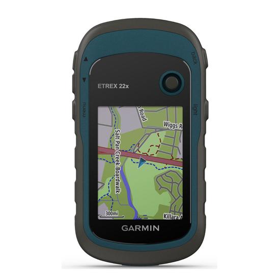 GPS Garmin Etrex 22X 010-02256-03 com Tela 2.2/IPX7/8GB - Preto/Azul