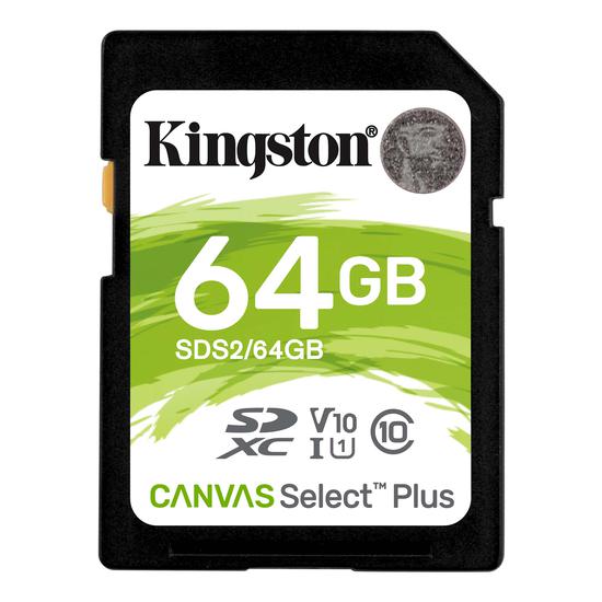 Cartao de Memoria Kingston Canvas Select Plus - 128GB - SD - 100MB/s