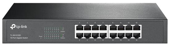 Switch TP-Link TL-SG1016D de 16 Portas 10/1000MBPS Bivolt Preto
