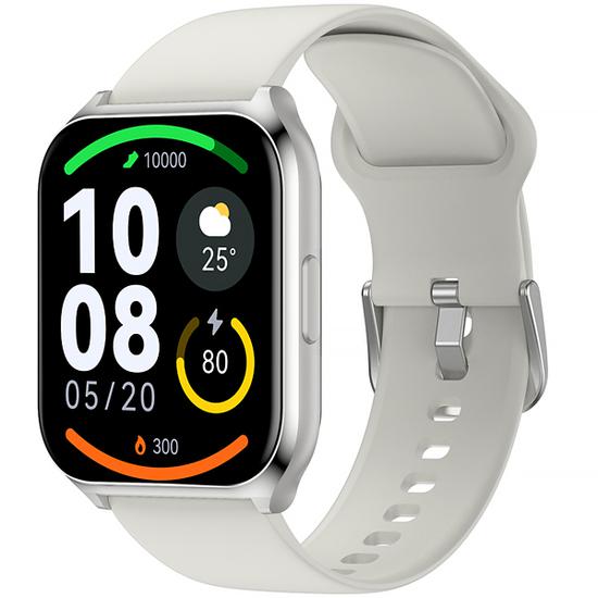 Smartwatch Haylou Watch 2 Pro com Bluetooth - Bege/Prata