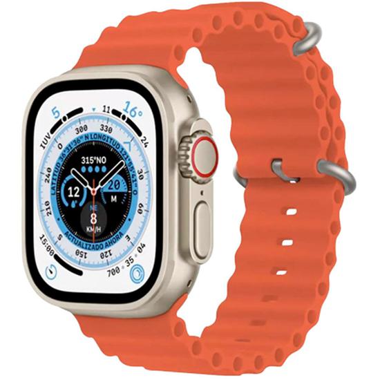 Smartwatch Blulory Glifo Ultra 2 de 49MM com Bluetooth - Orange