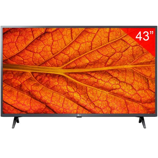 Smart TV LED de 43" LG 43LM6370 FHD com HDMI/USB (2021) - Preto