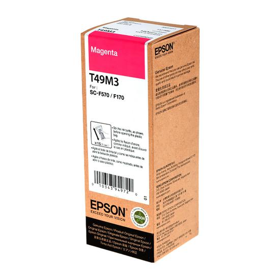 Tinta Epson T49M3 C13T49M320 - para Impressoras Epson - 140ML - Magenta