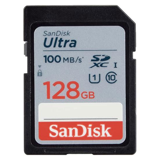Cartao de Memoria Sandisk Ultra SDSDUNR-128G-GN3IN - 128GB - SD - 100MB/s