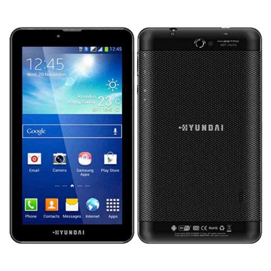 Tablet Hyundai HDT-7427GU 8GB / 1GB Ram / Tela 7" / 3G / Cameras 2MP + 0.3MP - Preto
