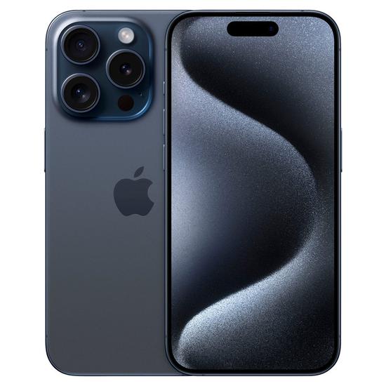 Apple iPhone 15 Pro 128GB LL Tela Super Retina XDR 6.1 Cam Tripla 48+12+12MP/12MP Ios 17 - Blue Titanium (Esim)