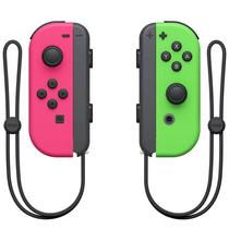 Controle Nintendo Switch Joy-Con L/R com Correia - Rosa Neon/Verde Neon