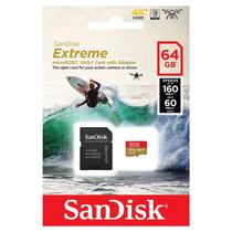 Cartao de Memoria Sandisk Micro SD Extreme U3 64GB / 160MBS (SDSQXA2-064G-GN6AA)
