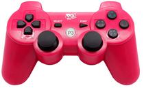 Controle Sem Fio Play Game Doubleshock para PS3 - Pink