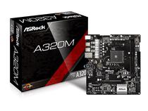Placa Mãe Asrock (AM4) A320M-HDV DDR4 Micro ATX Cpu Serie Ryzen