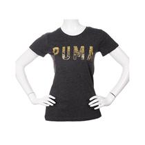 Camiseta Puma Feminina Athletics Cinza