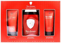 Kit Perfume Tonino Lamborghini Sportivo Edt 125ML + Shower Gel + After Shave 2X 100ML