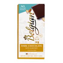 Barra Chocolate Belgian Amargo com Amendoas Acucar Reduzido 100G