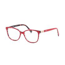 Armacao para Oculos de Grau Visard B1334Z C3 - Tam. 54-17-140MM - Vermelho