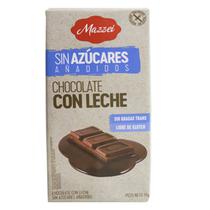 Barra de Chocolate Ao Leite Mazzei Befit Sem Acucar - 75G