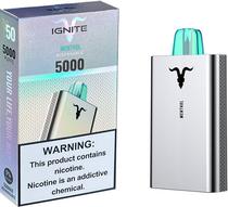 Vaper Descartavel Ignite V50 5% Nicotina 5000 Puffs - Menthol
