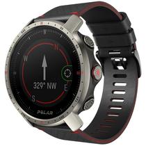 Smartwatch Polar Grit X Pro Titan 1.2"/Bluetooth/WR100 - Preto/Vermelho