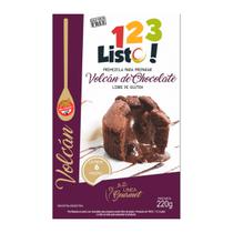Mistura para Vulcao de Chocolate Sem Gluten 123LISTO 220G