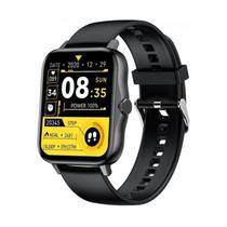 Smartwatch Blulory Glifo RS4 com Bluetooth, Monitor de Frequencia Cardiaca, Funcao de Voz e Funcao Motora - Preto