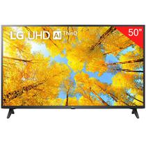 Smart TV LED de 50" LG 50UQ7500PSF Uhd 4K com Bluetooth/HDMI/USB/Webos (2022) - Preto