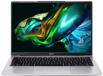 Notebook Acer Aspire Lite AL14-31P-C0S2 14" Intel N100 8/256GB W11H - Silver