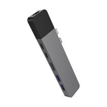 Hub USB Hyper GN28N Hyperdrive para Macbook Pro 6 En 2 - Cinza