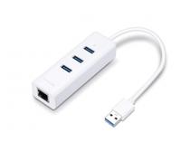 Hub USB USB TP-Link UE330 3 Portas 3.0 Ethernet RJ45