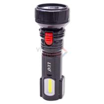 Lanterna LED Tatico Luo LU-320 Recarregavel / 1W / 80M / 400MAH / 110-220V ~ 50/ 60HZ - Preto/ Vermelho