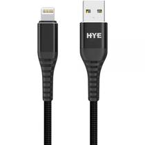 Cabo USB p/Lightning Hye HYE25L 1.2M 3.1A Preto
