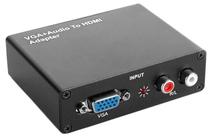 Conversor VGA para HDMI com Saida de Audio L/R (Caixa Feia)