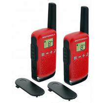 Walkie Talkie Talkie Motorola T110 25KM Black/Red