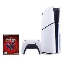 Console Sony Playstation 5 Slim CFI-2015 Disc Edition 1TB 8K - Branco + Spiderman 2