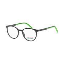 Armacao para Oculos de Grau Visard MZ10-17 C.01V Tam. 48-19-140MM - Preto/Verde