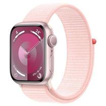 Apple Watch S9 45MM MR9J3LL/A Pink Aluminum Light Pink Sport Loop GPS