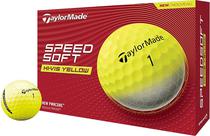 Bola de Golfe Taylormade Speed Soft Hi-Vis V9910201 - Amarelo (12 Unidades)