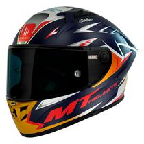 Capacete MT Helmets Kre+ Carbon Acosta A37 - Fechado - Tamanho M - Matt Blue
